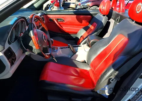 1999 Mercedes-Benz Slk 230 Kompressor from USA, damaged, VIN WDBKK47F7XF100798